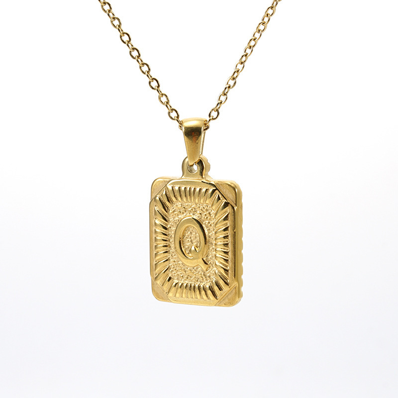 Classic Initial Pendant Necklace