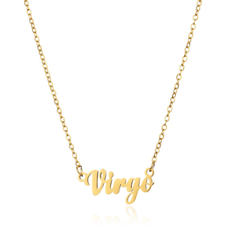 Personalized Zodiac Name Necklace