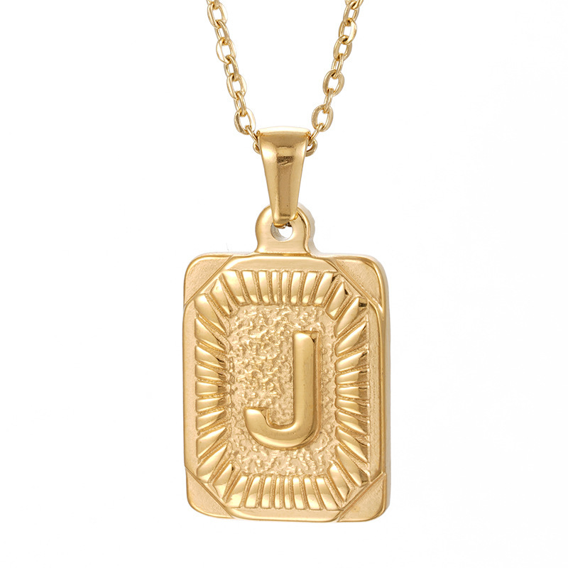 Classic Initial Pendant Necklace
