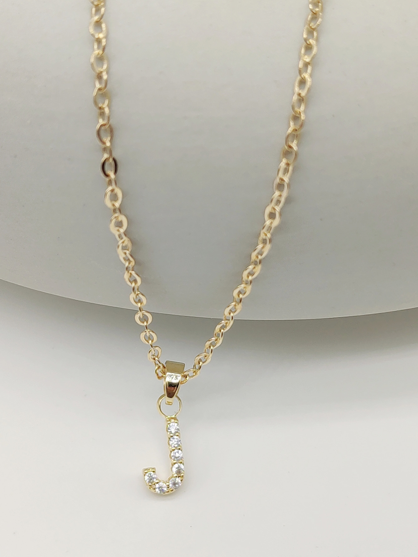 Sparkling Initial Pendant