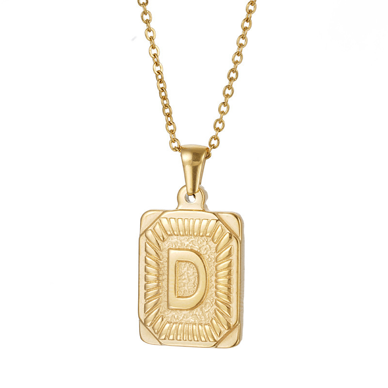 Classic Initial Pendant Necklace