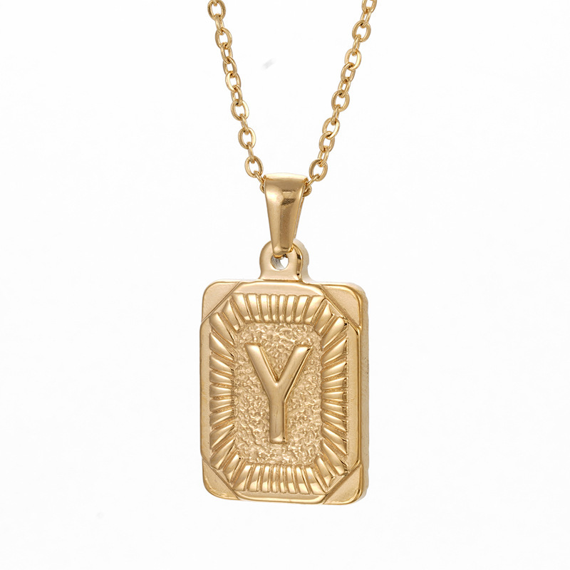 Classic Initial Pendant Necklace