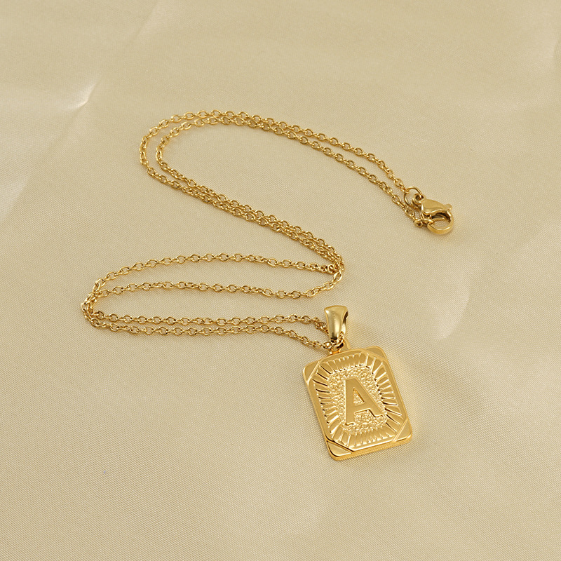 Classic Initial Pendant Necklace