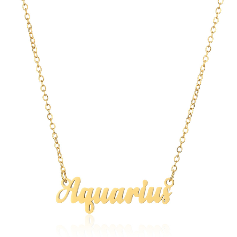 Personalized Zodiac Name Necklace