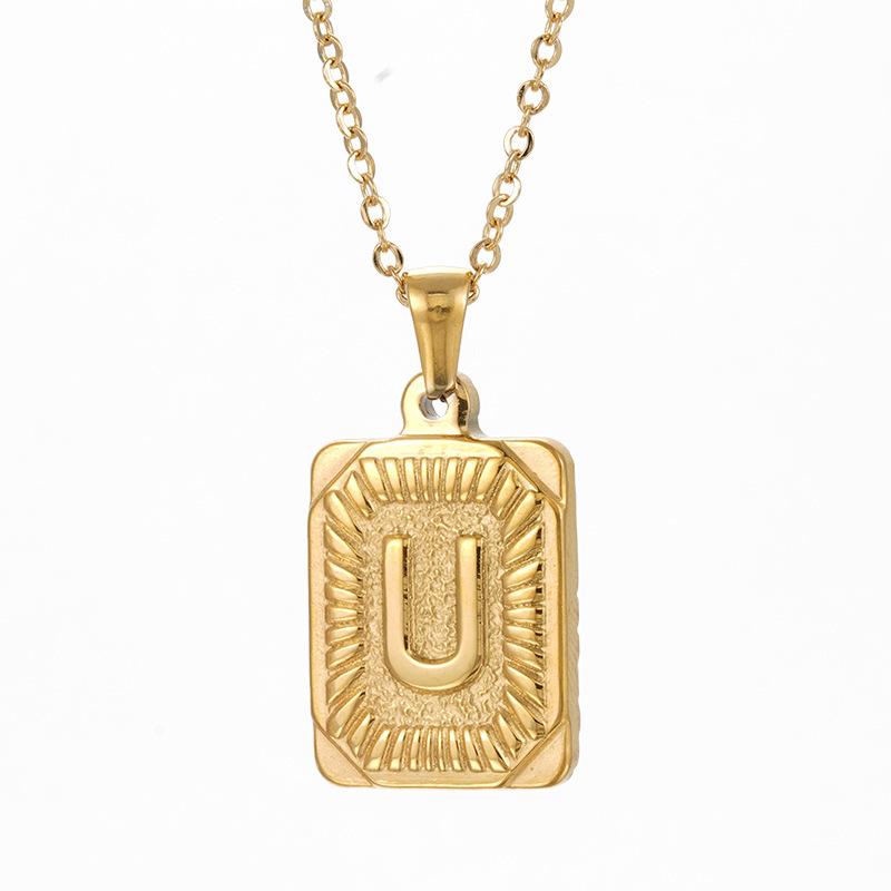 Classic Initial Pendant Necklace