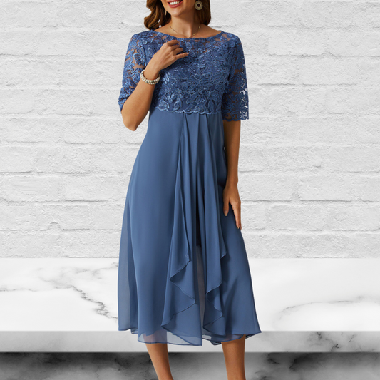 Elegant Mother Of The Bride Wedding Guest Dress