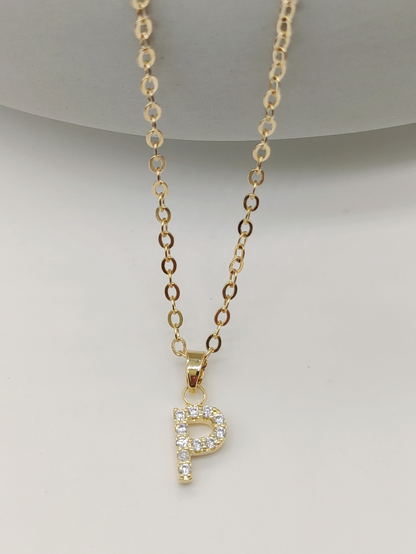 Sparkling Initial Pendant