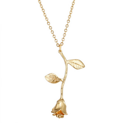 Elegant Floral Pendant Necklace