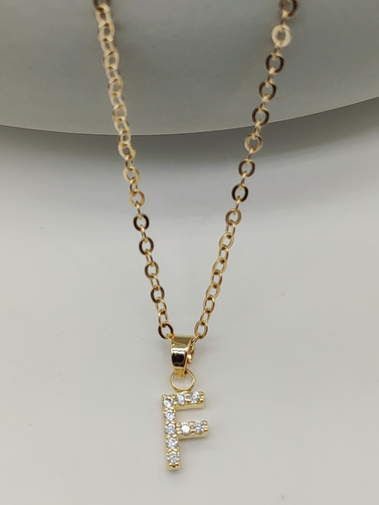 Sparkling Initial Pendant
