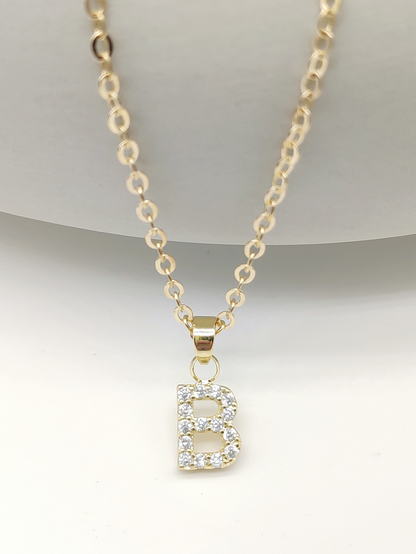Sparkling Initial Pendant