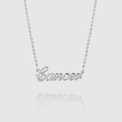 Personalized Zodiac Name Necklace