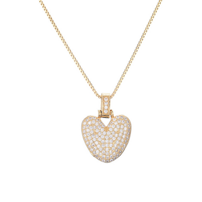 ICY Bubble Letter Initial Necklace