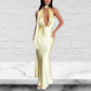 Halterneck Backless Maxi Dress