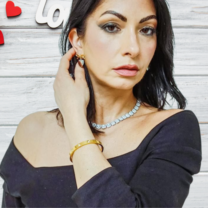 9mm Square Zircon Necklace