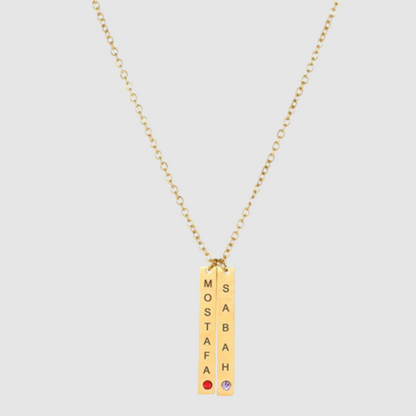Customizable Stainless Steel Letter Pendant