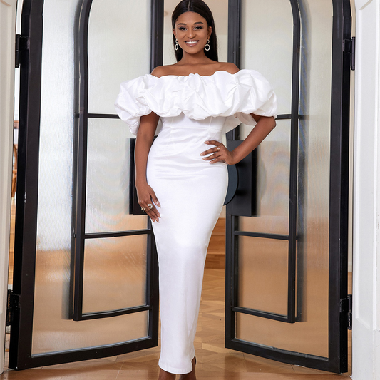 Mermaid Off-The-Shoulder Prom Dress